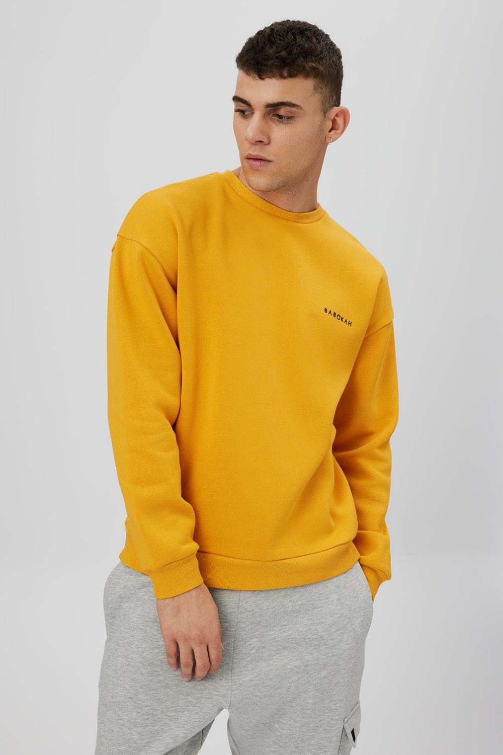 Babokah Oversıze Fıt Babokah Nakışlı Sweatshirt görsel 6