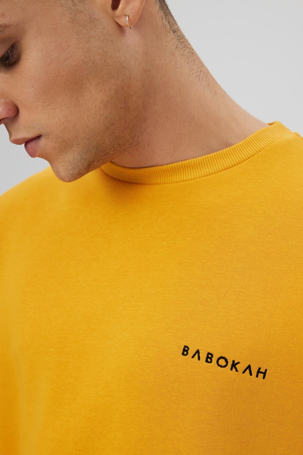 Babokah Oversıze Fıt Babokah Nakışlı Sweatshirt görsel 8