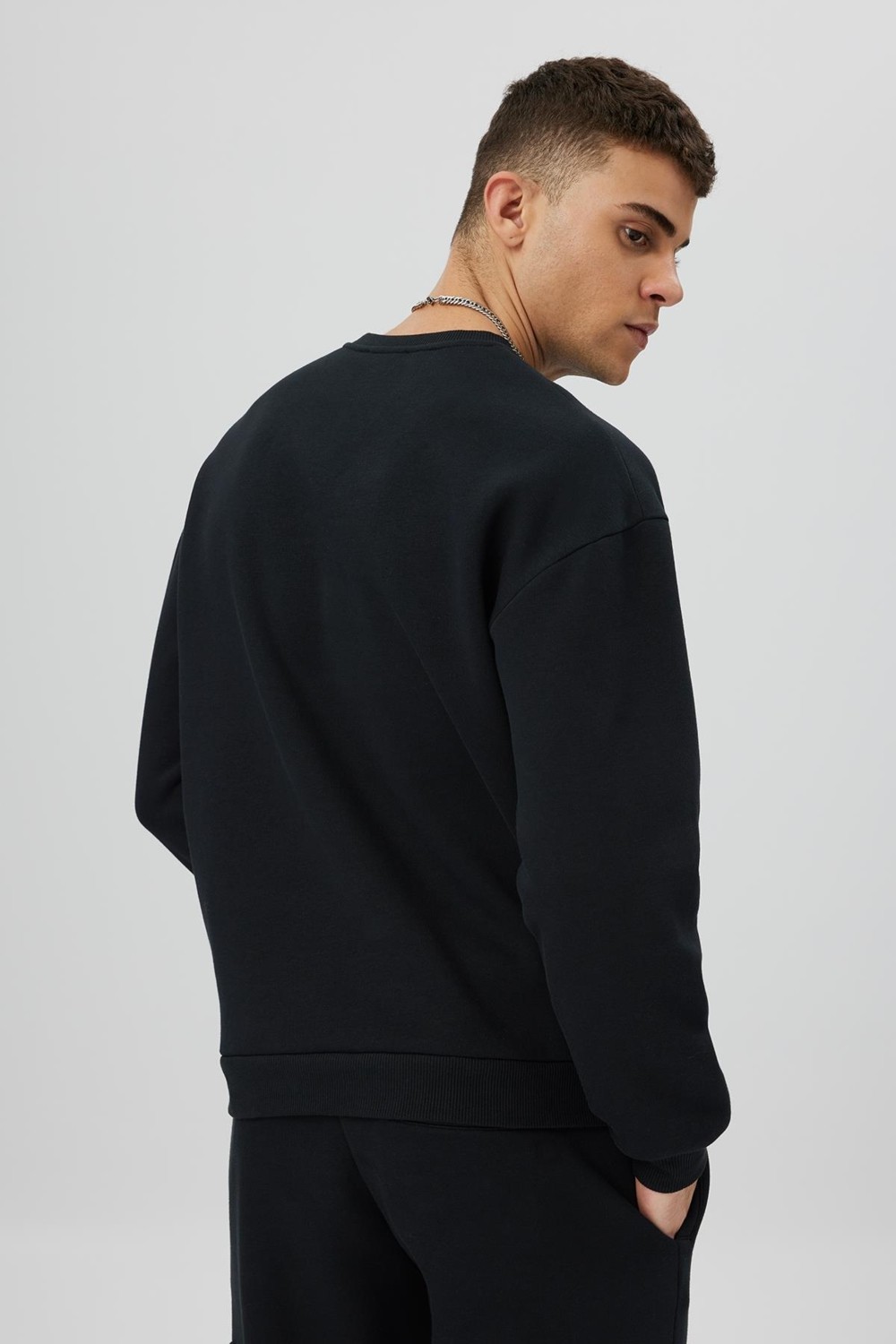 Babokah Oversıze Fıt Babokah Nakışlı Sweatshirt görsel 2