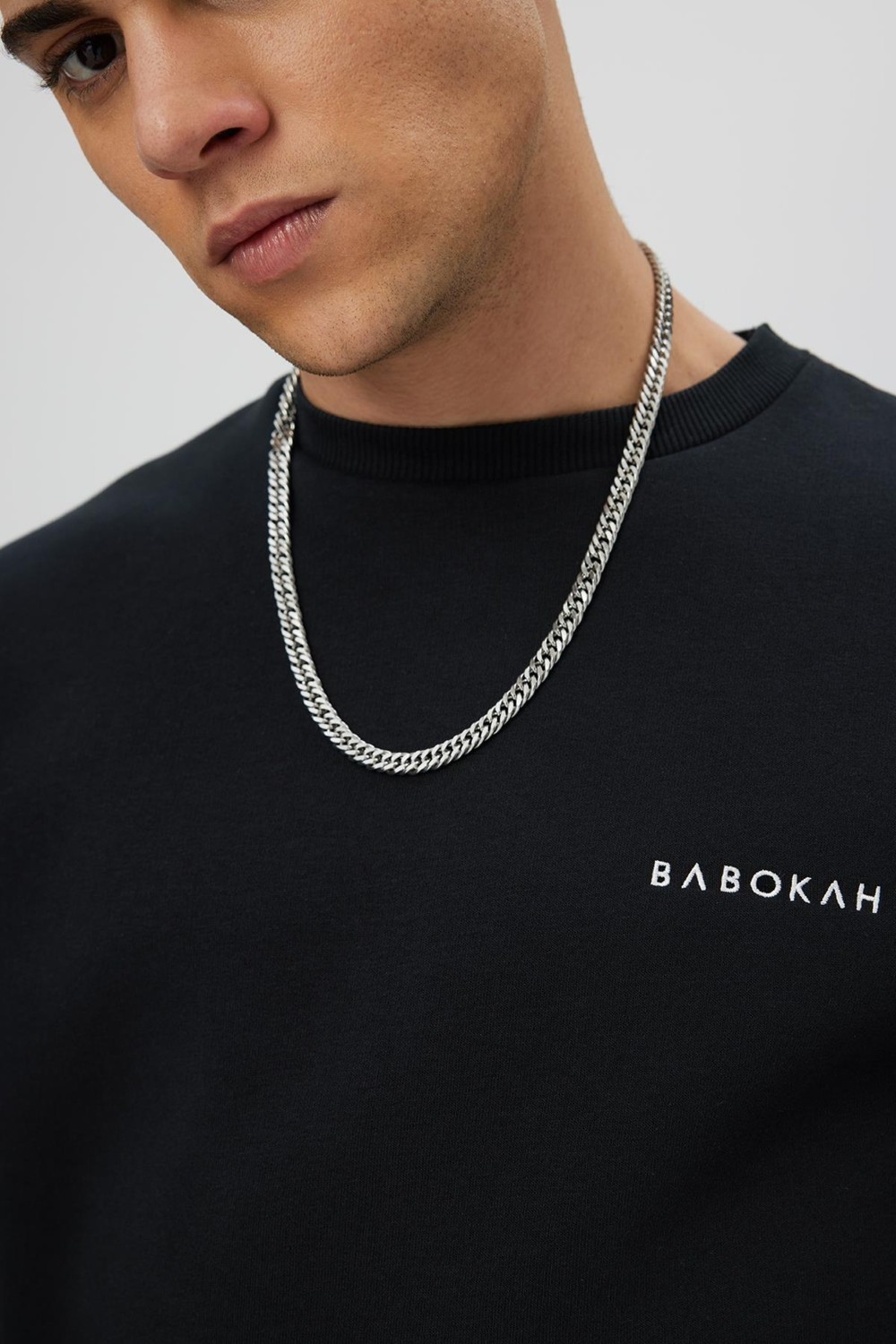 Babokah Oversıze Fıt Babokah Nakışlı Sweatshirt görsel 3