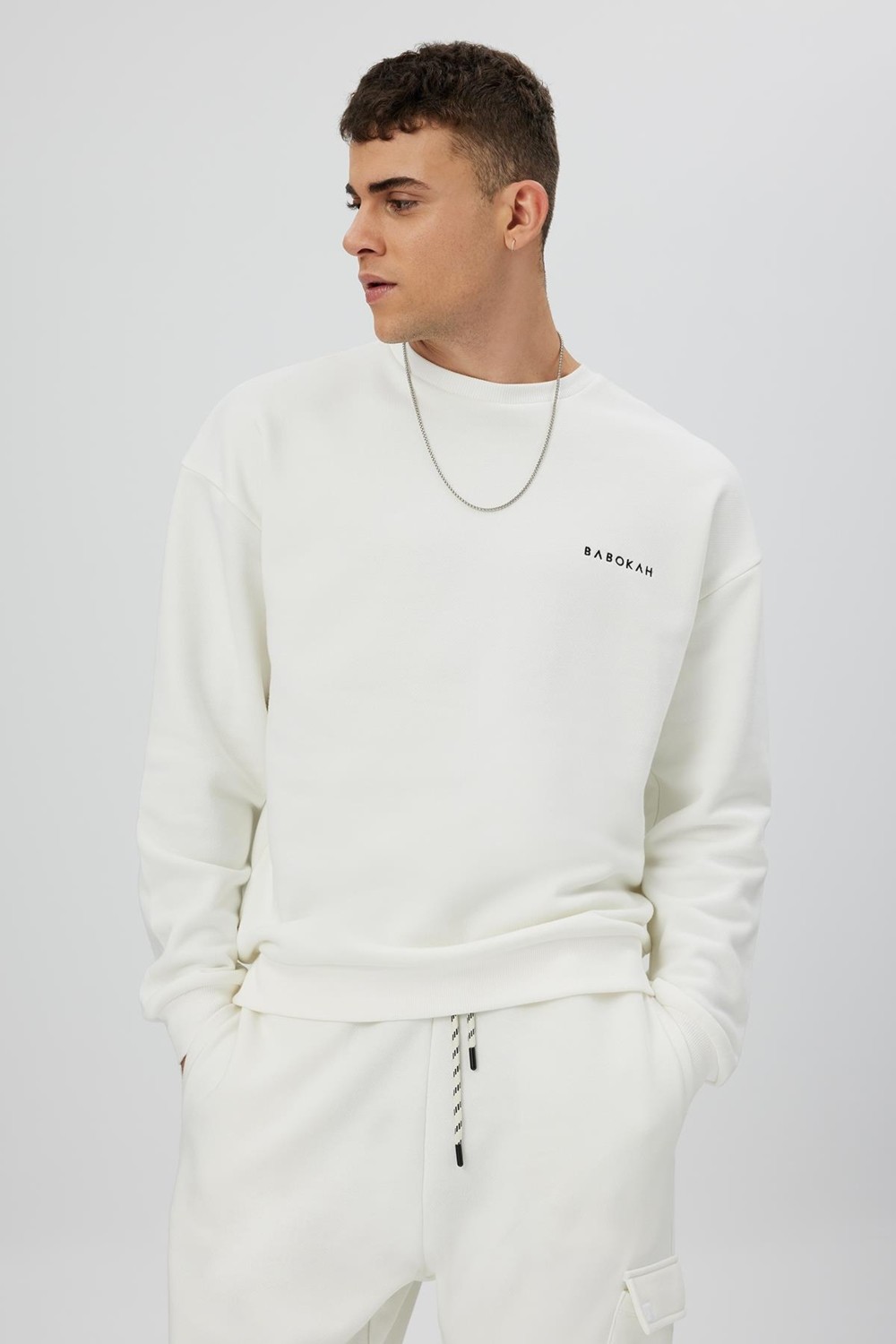 Babokah Oversıze Fıt Babokah Nakışlı Sweatshirt