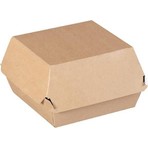 Gizpak Hamburger Kutusu Natural 12x12x8 cm 100 adet