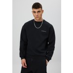 Babokah Oversıze Fıt Babokah Nakışlı Sweatshirt