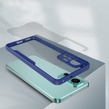 CoverZone Xiaomi Mi 12 Lite ile Uyumlu Kılıf Pastel Renkli Kenar Perfe Tpu Silikon Kılıf Koyu Yeşil