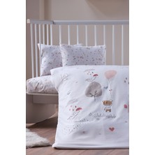Doqu Home Nakışlı Bebek Nevresim Takımı - Pretty Bear