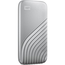 WD My Passport  PC&Mac 500GB 2.5" 1050MB-1000MB/s USB-C 3.2 Taşınabilir SSD Silver - WDBAGF5000ASL-WESN