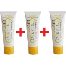 Jack N' Jill Jack N Jill Doğal Muz Aromalı Diş Macunu 50 gr x 3 Adet