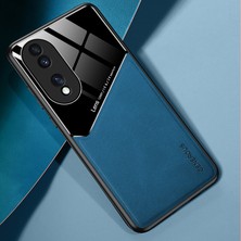 Qichengda Honor 70 5g Manyetik Emme Dikiş Deri Deseni Cep Telefonu Kılıfları (Yurt Dışından)