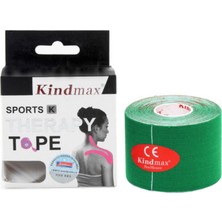 Kindmax Sporcu Bandı Kinesio Tape Yeşil Renk