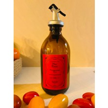Saccura Dekor Yağdanlık Amber Cam Zeytinyağı ve Nar Ekşisi 300 ml 2'li