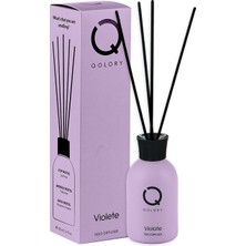 Qolory Violete Çubuklu Oda ve Ortam Kokusu 100 ml - Reed Diffuser