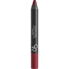 Golden Rose Matte Lipstick Crayon No: 20 Burgundry - Mat Kalem Ruj - 8691190903206