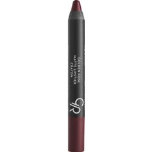 Golden Rose Matte Lipstick Crayon No: 05 Dark Red - Mat Kalem Ruj - 8691190903053