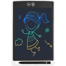 Askımo Çizim Tableti 8.5 Inç Grafik Tablet Renkli Çizim Tableti LCD Yazma Tableti Silinebilir Çizim Dokunmatik Kalemi
