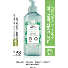 Yves Rocher Karma ve Yağlı Ciltler için Pure Menthe Prebiyotik Yüz Yıkama Jeli-390 ml