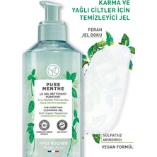 Yves Rocher Karma ve Yağlı Ciltler için Pure Menthe Prebiyotik Yüz Yıkama Jeli-390 ml