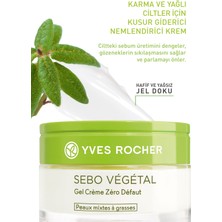 Yves Rocher Sebo Vegetal - Gözenek Sıkılaştırıcı ve Kusur Giderici Nemlendirici Jel Krem - 50 ml