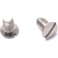 Fdm Düz Makine Plaka Vidası Beyaz 100032004