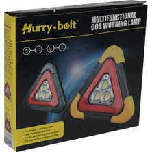 Hurry Bolt HB-7709 Solar Şarjlı Cob Aydınlatma Park Reflektör Tip Fener