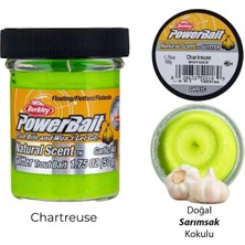 Berkley Powerbait Doğal Kokulu Glitter (Simli) Alabalık Hamuru - Chartreuse