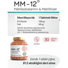 MM-12 Metilkobalamin Çiğneme Tableti