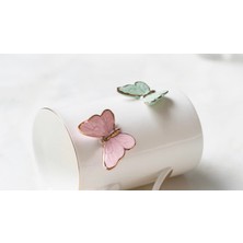 Arow Mariposa Kelebekli Porselen Kupa TR-530