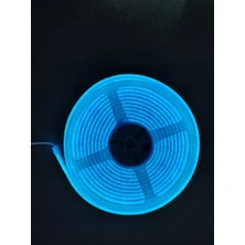 Cata 12V Neon LED Hortum Buz Mavi 5 Metre Esnek Tasarım Özelliği ile Enerji Tasarruflu