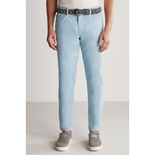 Hemington Slim Fit 5 Cep Gök Mavisi Chino Pantolon