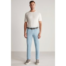 Hemington Slim Fit 5 Cep Gök Mavisi Chino Pantolon