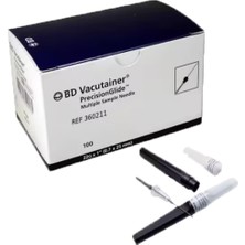 Bd Vacutainer 22G*1.5 (0,7*38MM) Siyah Kan Alma İğne Ucu 100 Adet