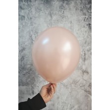 Pekshop Rose Gold Metalik Balon 12" 30 cm Metalik Balon 10LU Paket