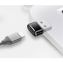 İstanbul Teknoloji USB 3.0 Erkek To Type C 3.1 Dişi Çevirici Şarj ve Data Aparatı