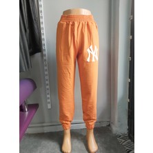 My Model Ny Paça Büzgülü Turuncu Eşofman Alt