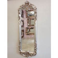 Ayna Denizi Klasik Model Gümüş Renk Dekoratif Boy Aynası