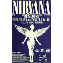 Trend Poster Nirvana Albüm Retro Ahşap Poster
