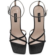 Nine West Neyyas 3fx Siyah Kadın Topuklu Sandalet