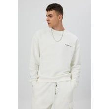 Babokah Oversıze Fıt Babokah Nakışlı Sweatshirt