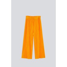 Babokah (Kids Girl) Pliseli Bel Lastikli Bol Pantolon