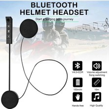 Teknomila Bluetooth Uyumlu 5.0 Kablosuz Kask Kulaklık Motosiklet Kask Interkom Kask Kulaklık