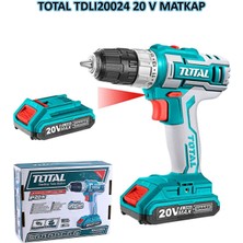 Total Li-Ion Tek Akülü Vidalama Matkap 20V Lithium- Lon