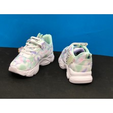 KAFKASLAR AYAKKABI Kız Çocuk Kelebek Desenli Renkli Ortopedik Sneakers Spor Ayakkabı