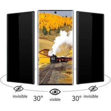 Bibags Samsung Galaxy S22 Ultra Hayalet Privacy Seramik Ekran Koruyucu Uygulama Aparatlı