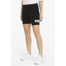 Puma ESS Logo Short Leggings Siyah Kadın Tayt