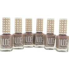 Pastel Nude Oje No:759 6'Lı Paket