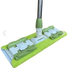 Mrt Bilişim Yer Duvar Yüzey Temizlik Mikrofiber Mop Paspas Yedek Bezli Sihirli Mop Sağlam Ürün Paspas Yeşil Sihirli Mop