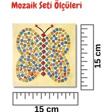 Zen Mozaik Çocuk Mozaik Seti-Dikkat ve El Becerisi Geliştirici Sanatsal Eğitici Oyuncak - Kelebek