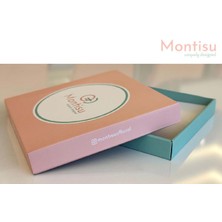 Montisu 8,Parça Mermer Desenli Yuvarlak Kasnak Tablo Seti, Soyut Tablo, Mavi Duvar Süsü