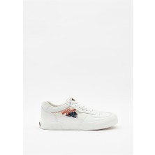 Harley Davidson 023M100380 Orlando White/tekstil Deri Erkek Sneaker