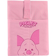 Hrs Piglet  Desenli Yıkanabilir Cepli Kitap Kılıfı 20 x 25 cm Çok Amaçlı Çanta Book Cover