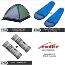 Evolite 2 Kişilik Eko Kampçılık Seti